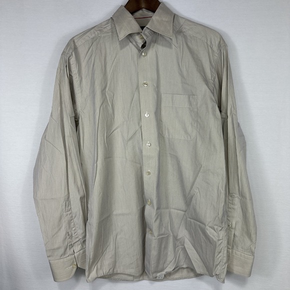 Eton‎ Dress Shirt  Mens 16 1/2 42 Ganghester Oxford Long Sleeve Button Up - Picture 5 of 8